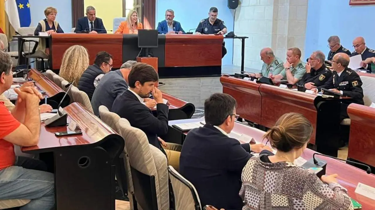 Junta local de Seguridad celebrada en el pleno - jerez.es