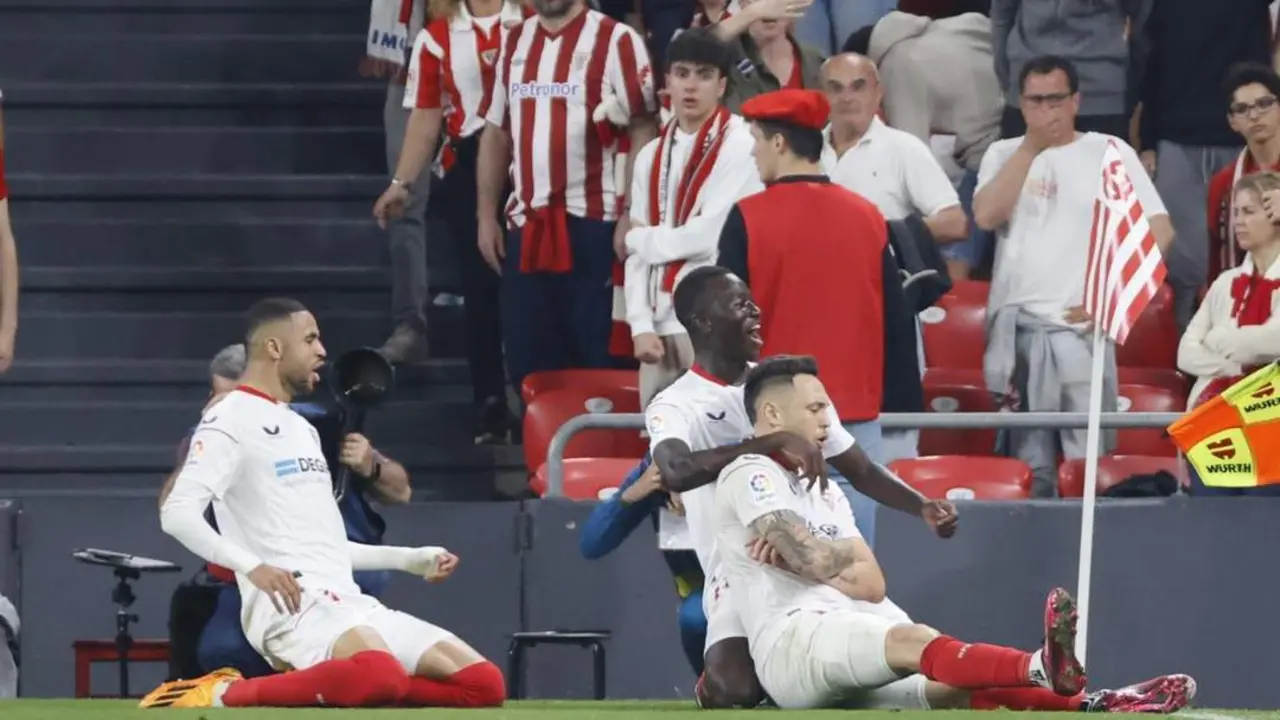 Imagen del Athletic - Sevilla. - efe