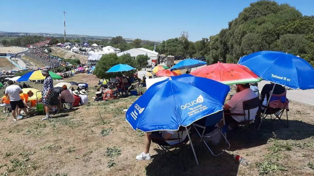 Las temperaturas han causado 22 golpes de calor en el Circuito - 112