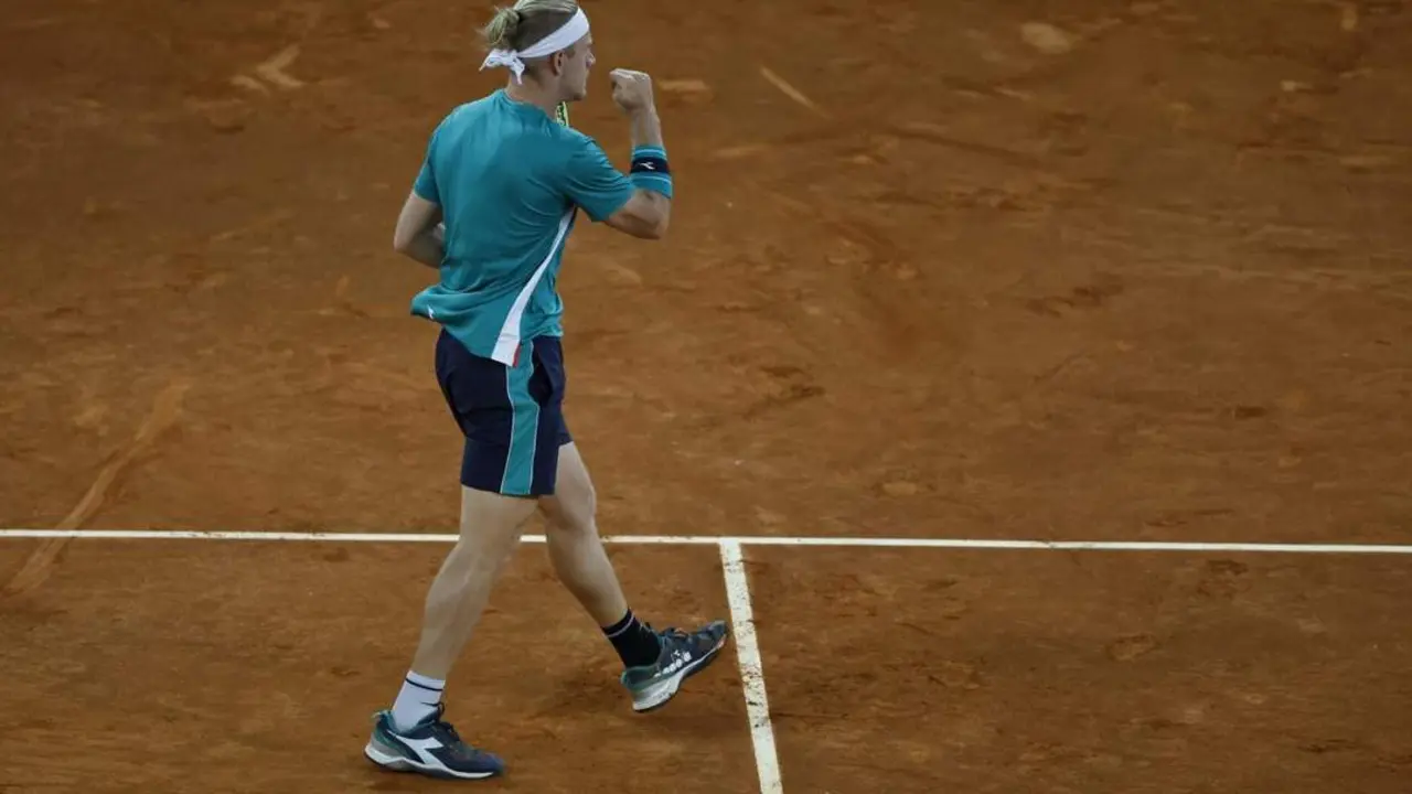 Davidovich avazna en el torneo madrile&ntilde;o. -  EFE/ Juanjo Mart&iacute;n