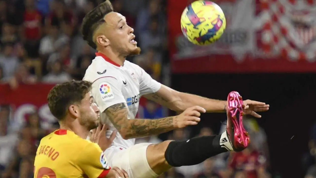 Imagen del Sevilla - Girona. - efe