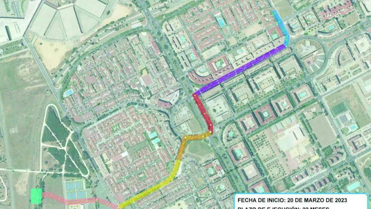 La zona de actuaci&oacute;n del proyecto. - Emasesa