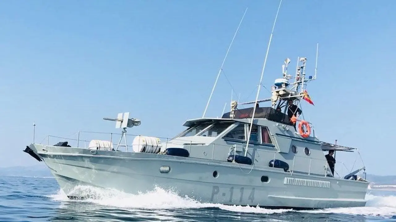 El Patrullero P-114 de la Armada, que participar&aacute; en el simulacro - VCO