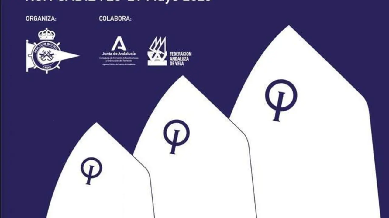 Cartel del 4&ordm; Campeonato Provincial Optimist C&aacute;diz y Sevilla. - VIVA