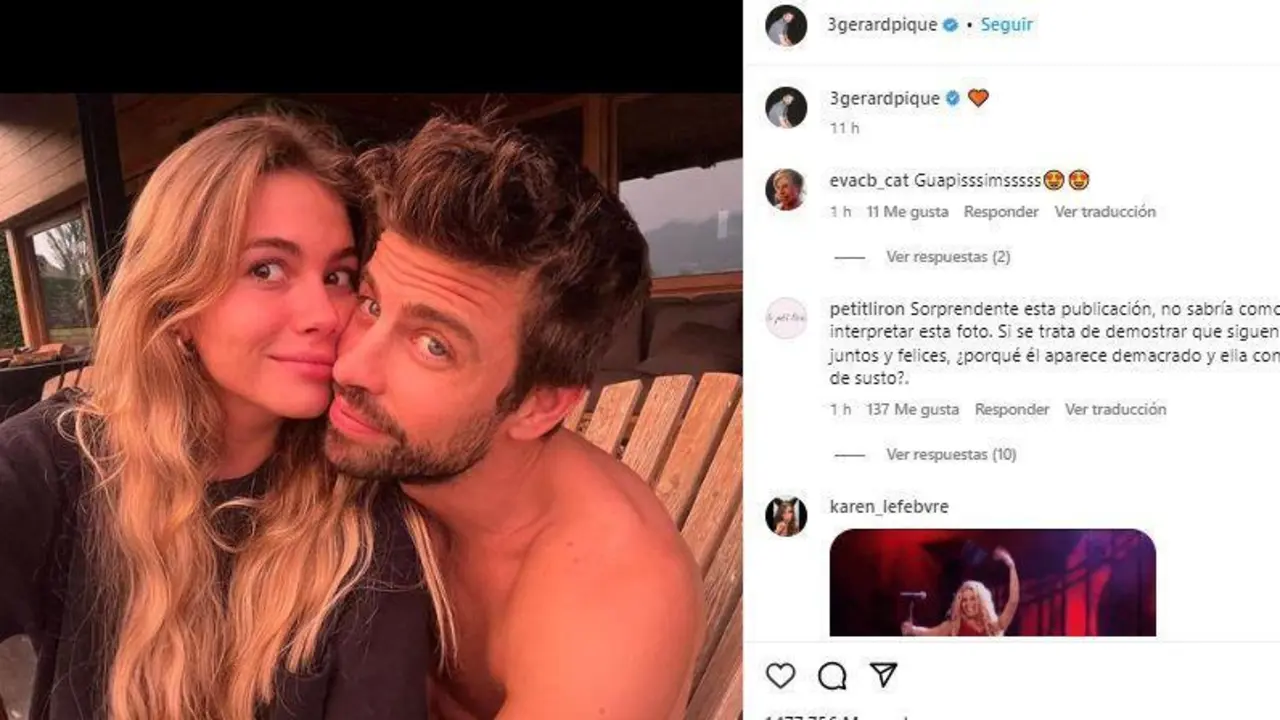 Piqu&eacute; y Ch&iacute;a. - Instagram @3gerardpique