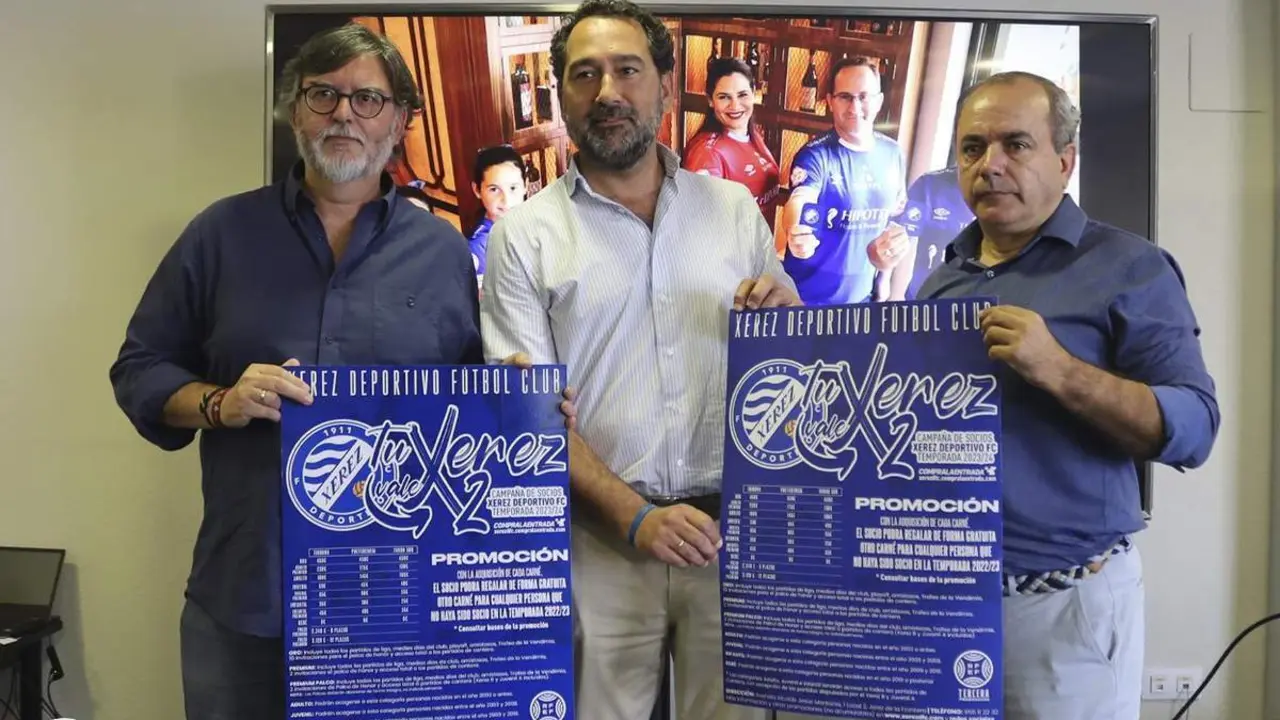 Imagen de la presentaci&oacute;n de la campa&ntilde;a de socios. - xerezdfc.com