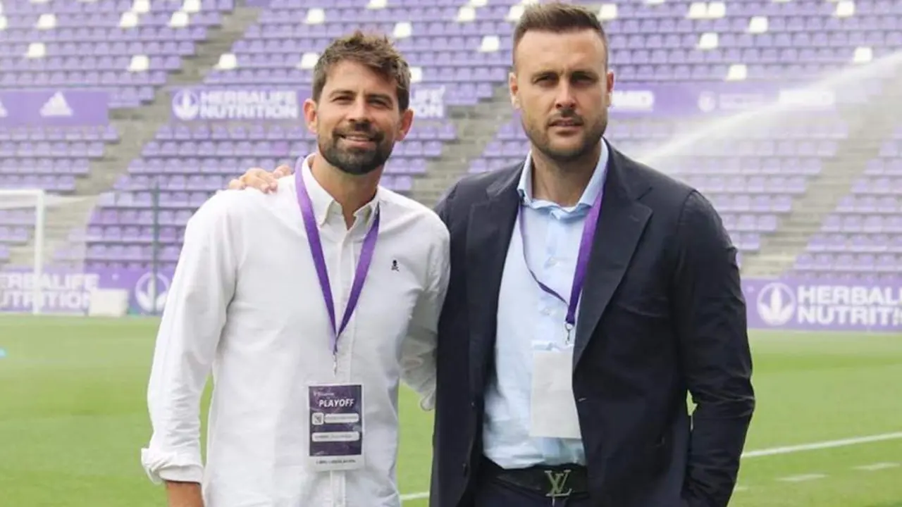 Coke And&uacute;jar y Juan Cala en su visita a Valladolid - ASCF