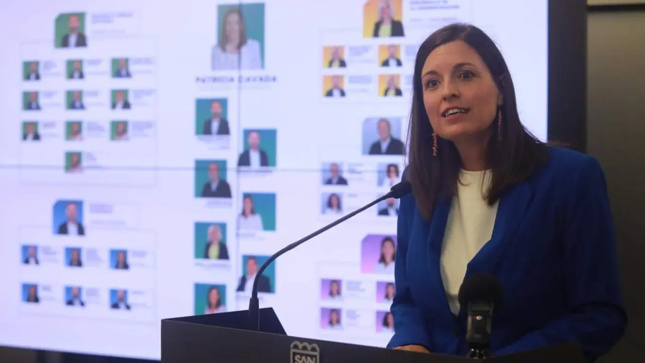 Cavada presentando la estructura del Gobierno local.  - A.I.
