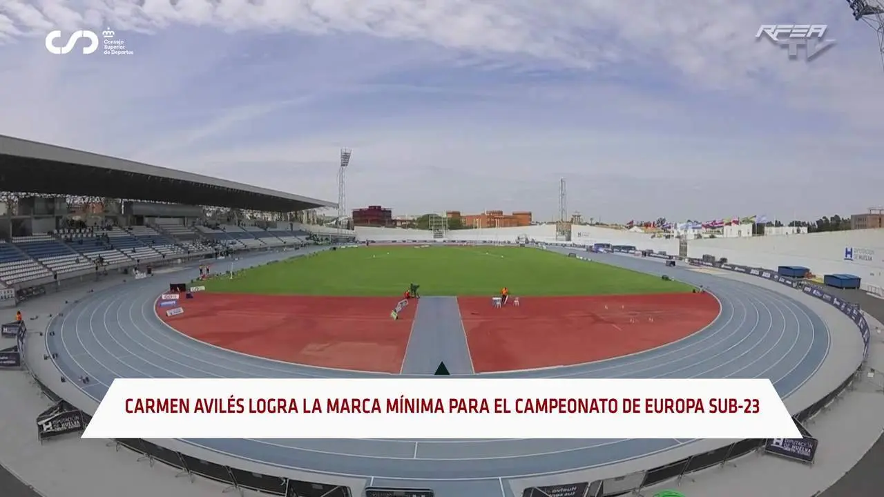 Carmen Avil&eacute;s estar&aacute; en el Campeonato de Europa sub-23