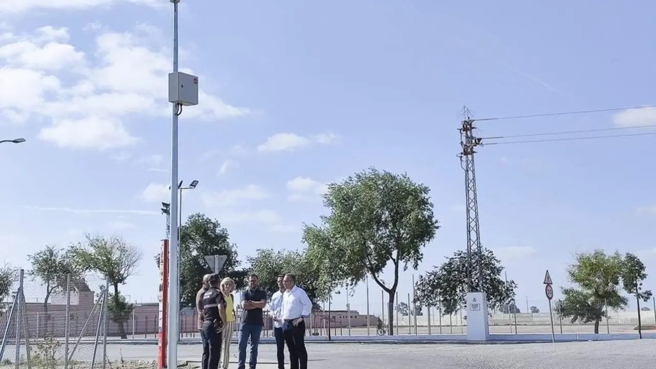 C&aacute;maras de vigilancia en pol&iacute;gonos industriales de Los Palacios.  - AYTO LOS PALACIOS