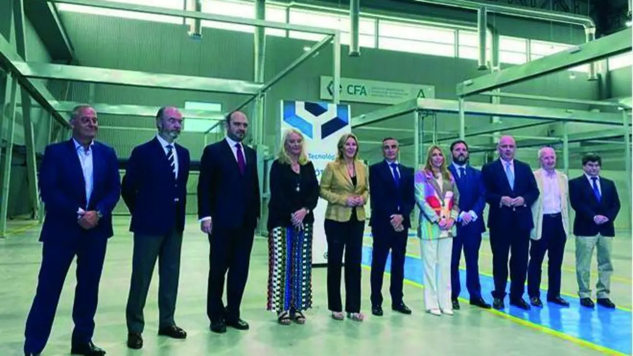 La consejera de Econom&iacute;a en una visita a las instalaciones.  - Viva 