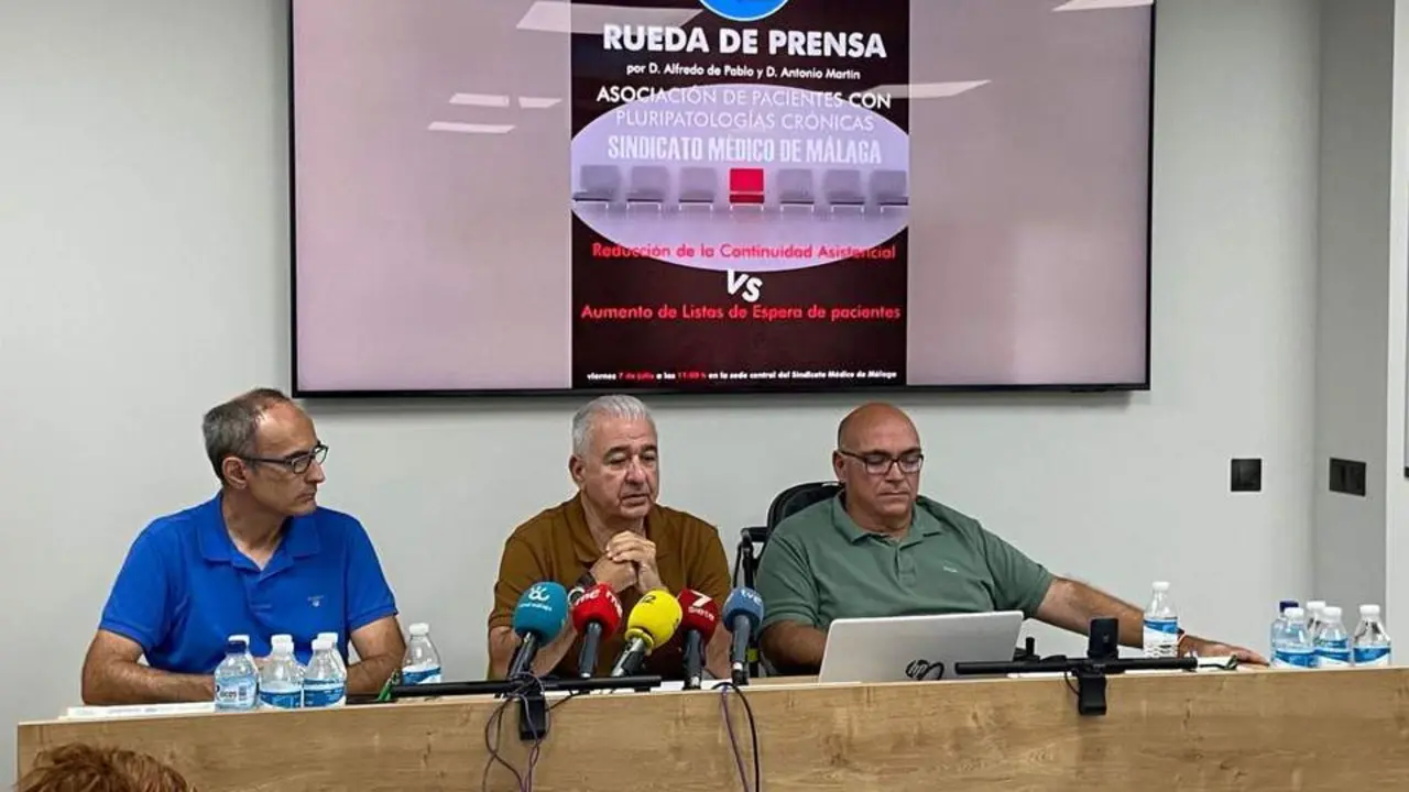 Rueda de prensa del Sindicato M&eacute;dico Andaluz - SMA