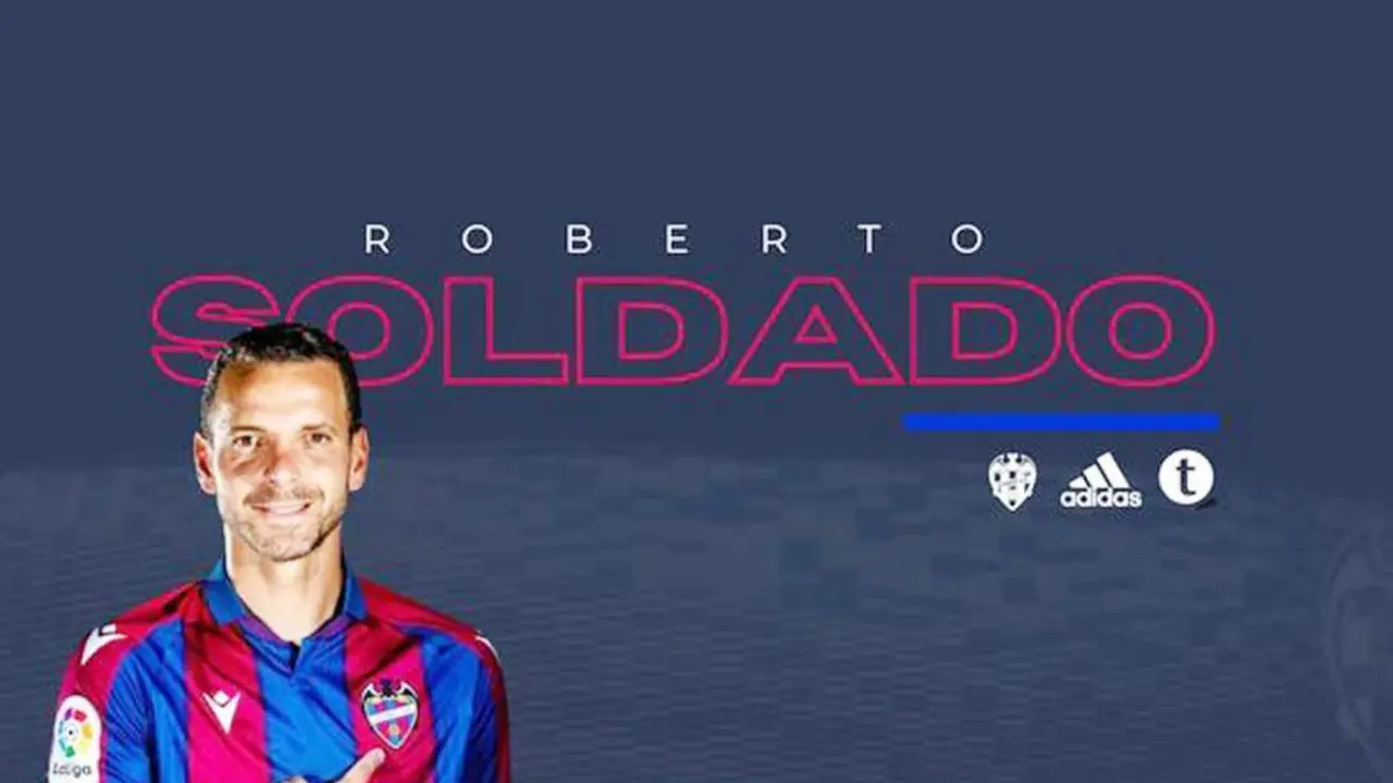 Soldado jug&oacute; en el Levante la pasada temporada - UDL
