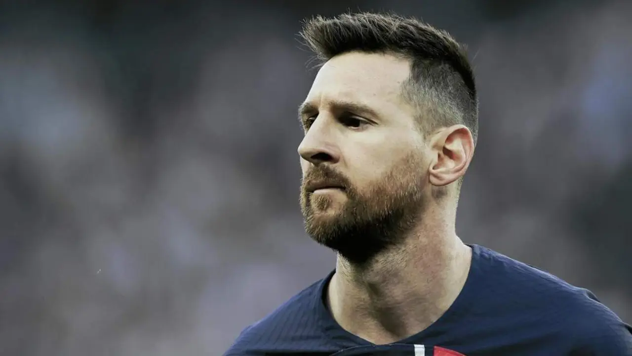 Leo Messi en su &uacute;ltimo partido en el PSG. - EFE