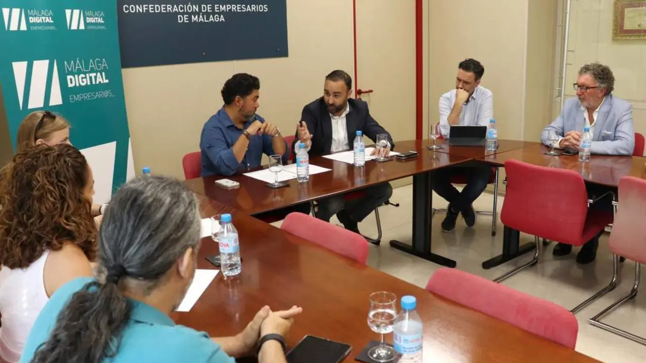 Mario Cort&eacute;s en la sede empresarial. - VM