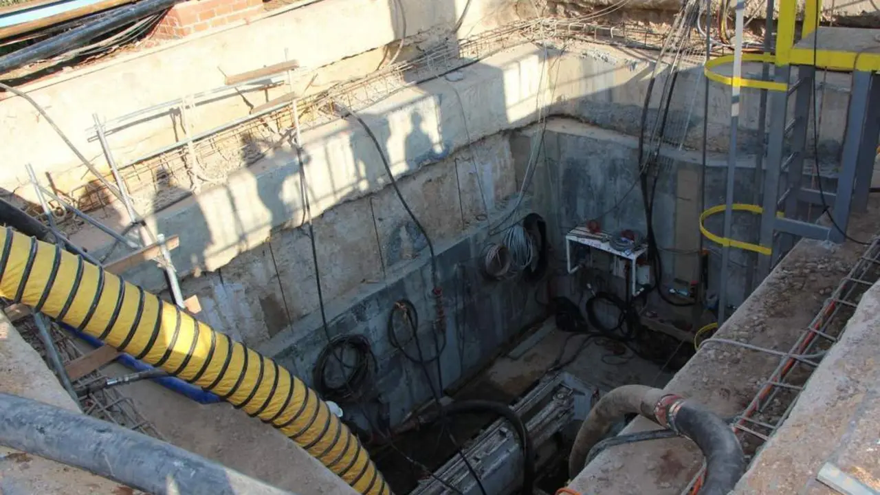 Obras del colector emisario Puerto en Sevilla.  - AYTO DE SEVILLA