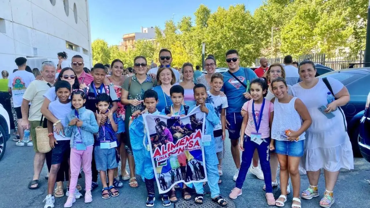 Llegada de los ni&ntilde;os saharauis a Huelva. - VH