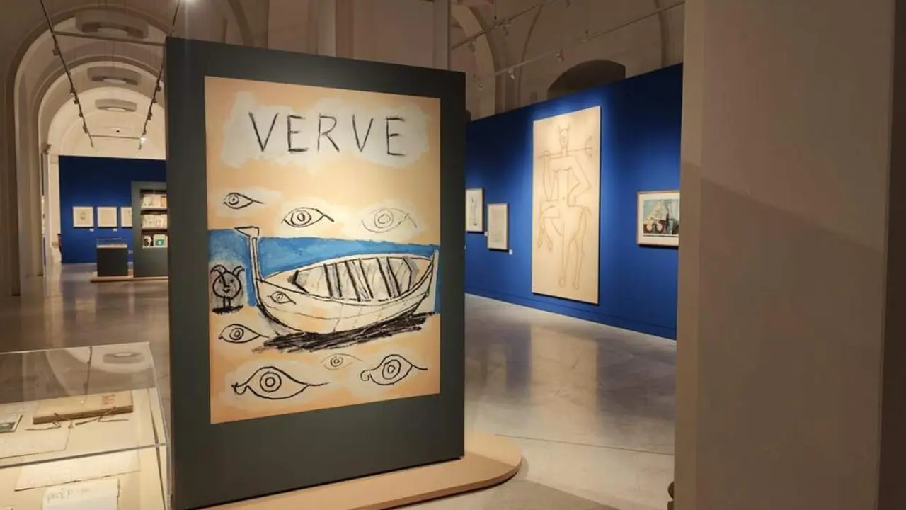 Una parte de la exposici&oacute;n temporal. - VICENTE ROCA