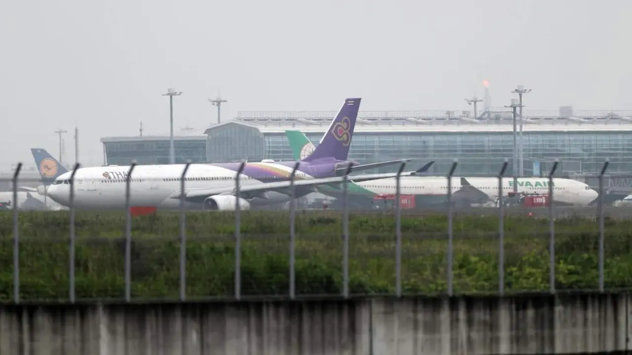Aviones que han colisionado. - EFE