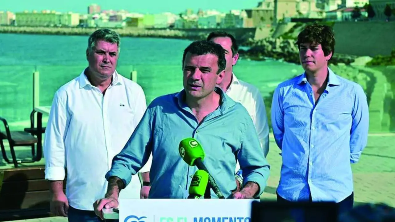 El presidente del PP de C&aacute;diz, Bruno Garc&iacute;a. - VIVA