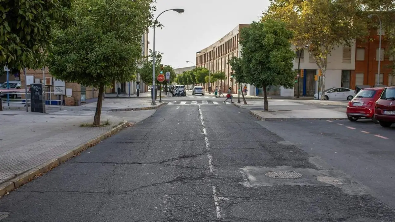 Imagen actual de la calle Granada de Huelva capital. - Ayuntamiento