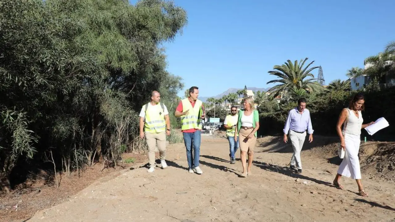 Visita a las obras. - Ayuntamiento