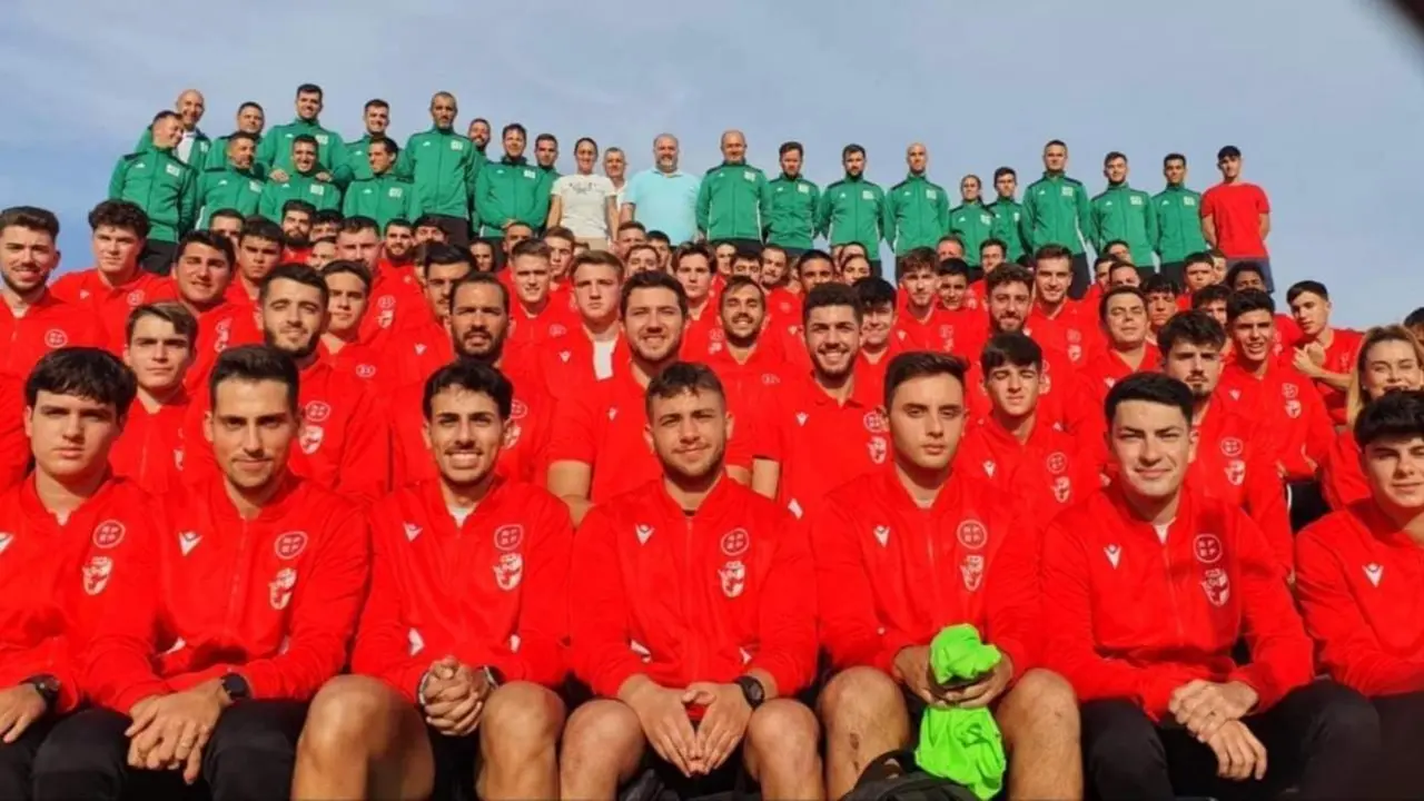 Foto de los &aacute;rbitros en las pruebas de este martes.  - COLEGIO &Aacute;RBITROS M&Aacute;LAGA