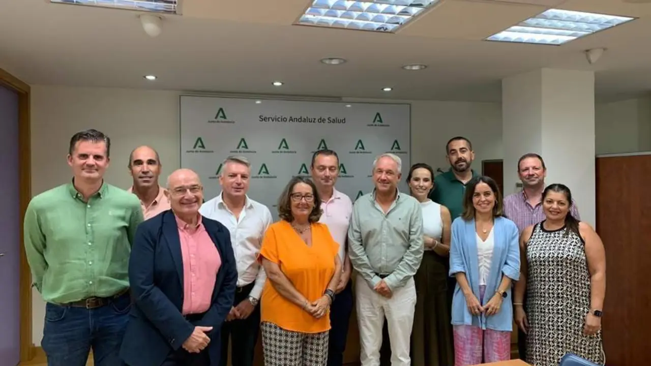 Reuni&oacute;n de directivos del SAS con alcaldes de la Zona B&aacute;sica de Salud. - JUNTA DE ANDALUCIA