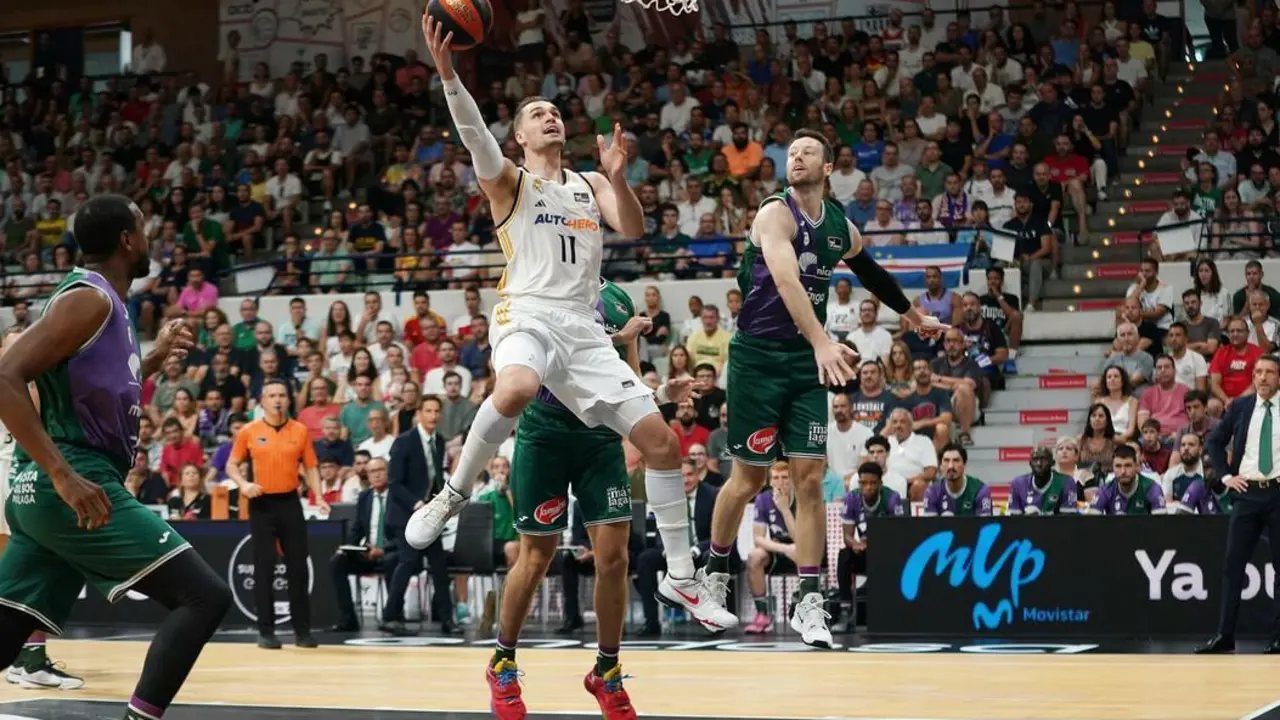 Unicaja no pudo con el Real Madrid. - ACB Media Center
