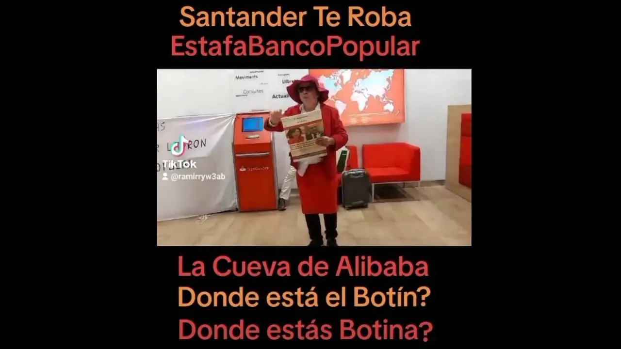 Perdieron todo cuando el Santander compr&oacute; el Popular y luchan al grito de #BotinaLadrona