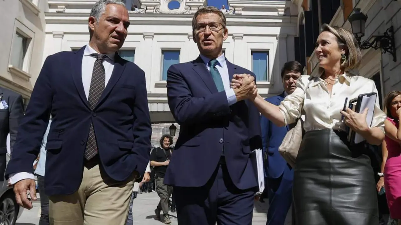 Bendodo, Feij&oacute;o y Gamarra. - EFE