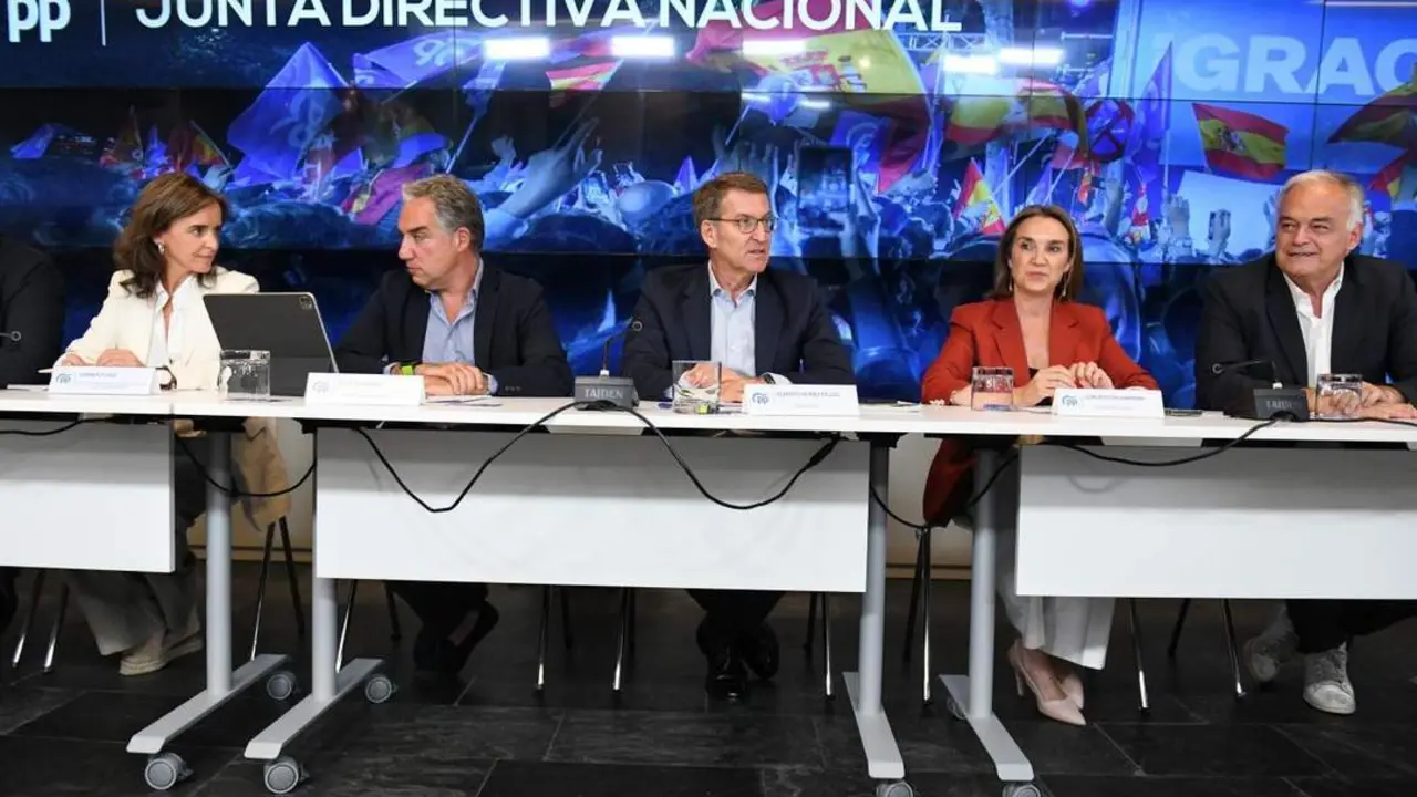 GONZALEZ PONS, GAMARRA , N&Uacute;&Ntilde;EZ FEIJ&Oacute;O, BENDODO y FUNEZ. - Europa Press