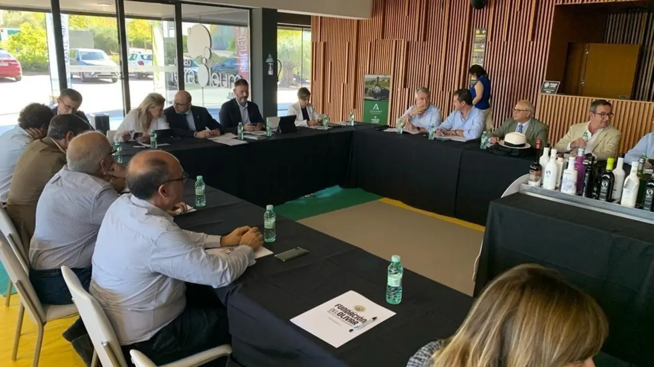 Reuni&oacute;n del Consejo Andaluz del Olivar celebrada en Meng&iacute;bar (Ja&eacute;n). - Junta