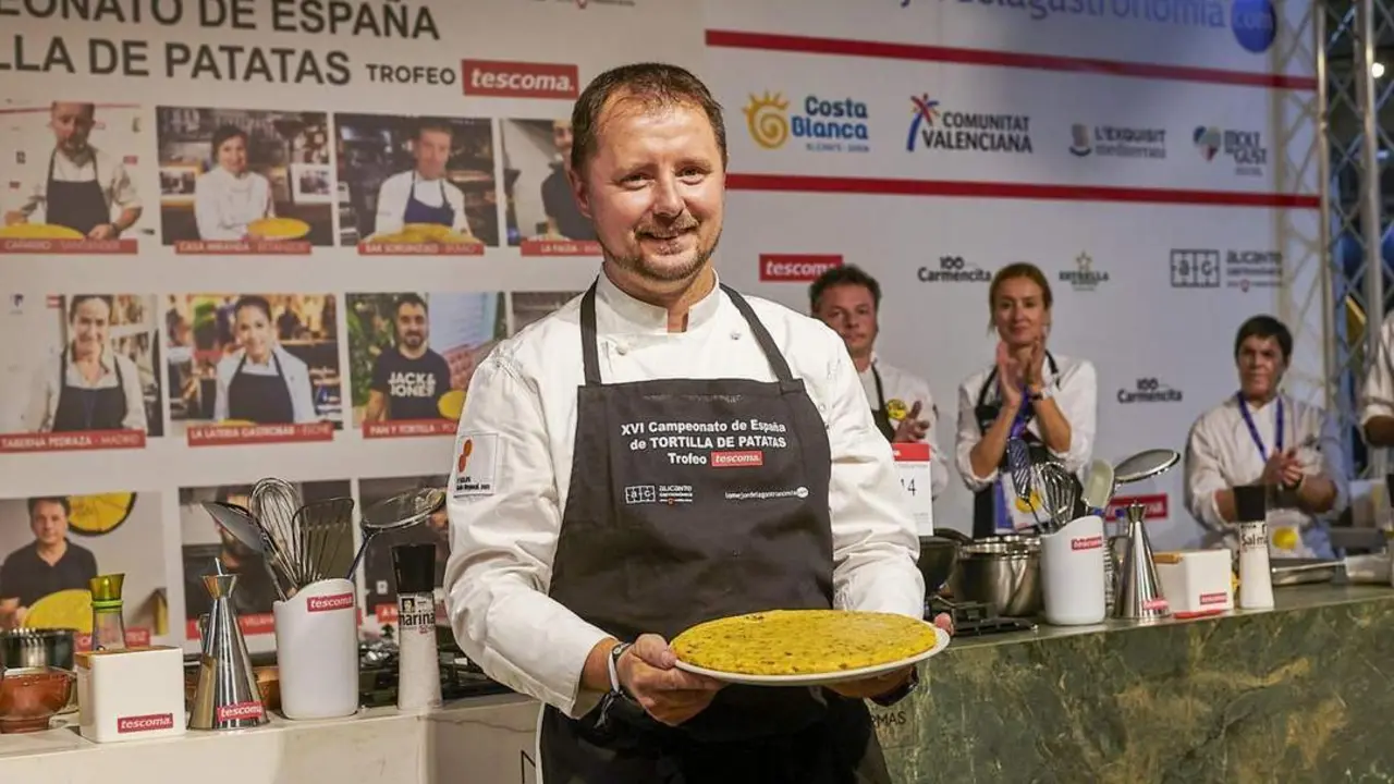 Pedro Jos&eacute; Rom&aacute;n, cocinero ganador - Congreso Nacional de Tortilla de Patatas/EFE