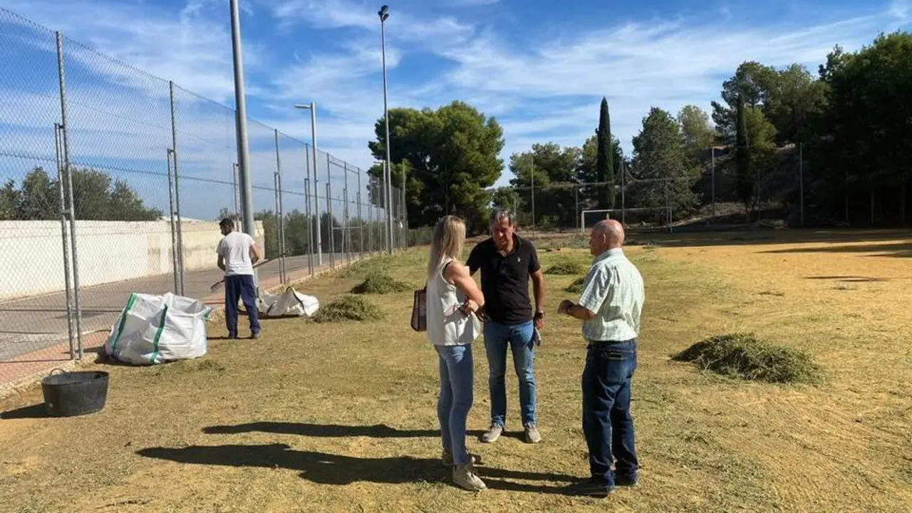 En el campo de f&uacute;tbol. - Viva Ja&eacute;n.