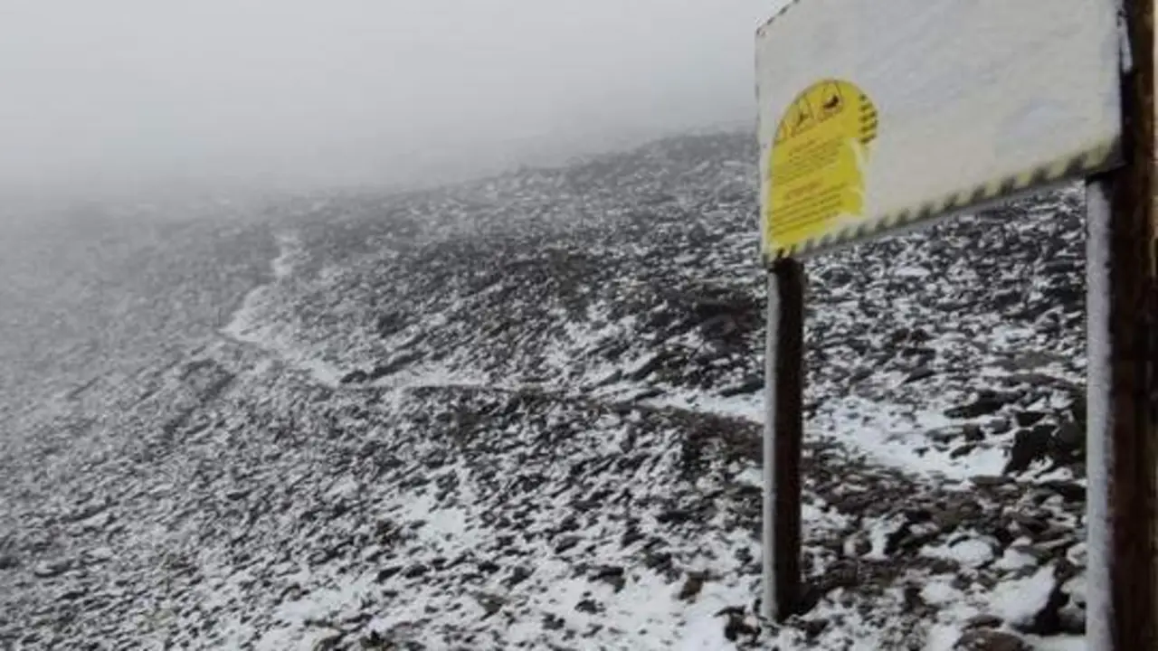 Primeros copos de nieve en Sierra Nevada. - Cetursa