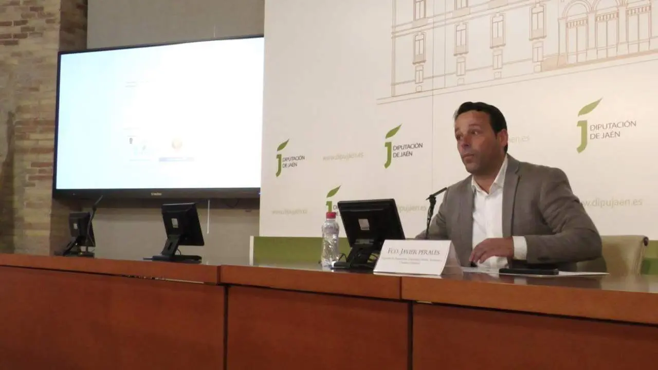 Javier Perales durante la presentaci&oacute;n de la nueva web.  - VIVA Ja&eacute;n