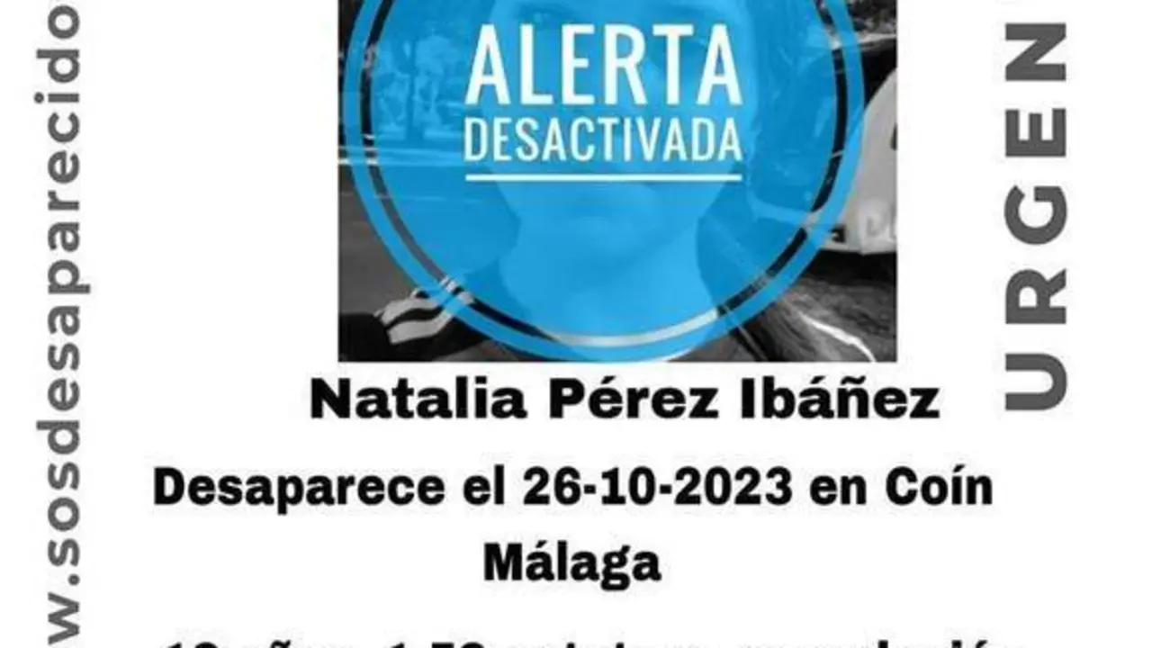 B&uacute;squeda desactivada. - SOS Desaparecidos
