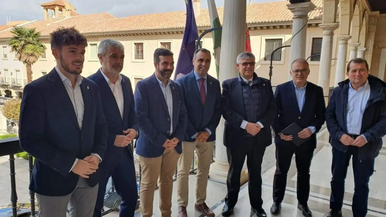 El presidente de la Diputaci&oacute;n de Granada en Guadix - Diputaci&oacute;n de Granada