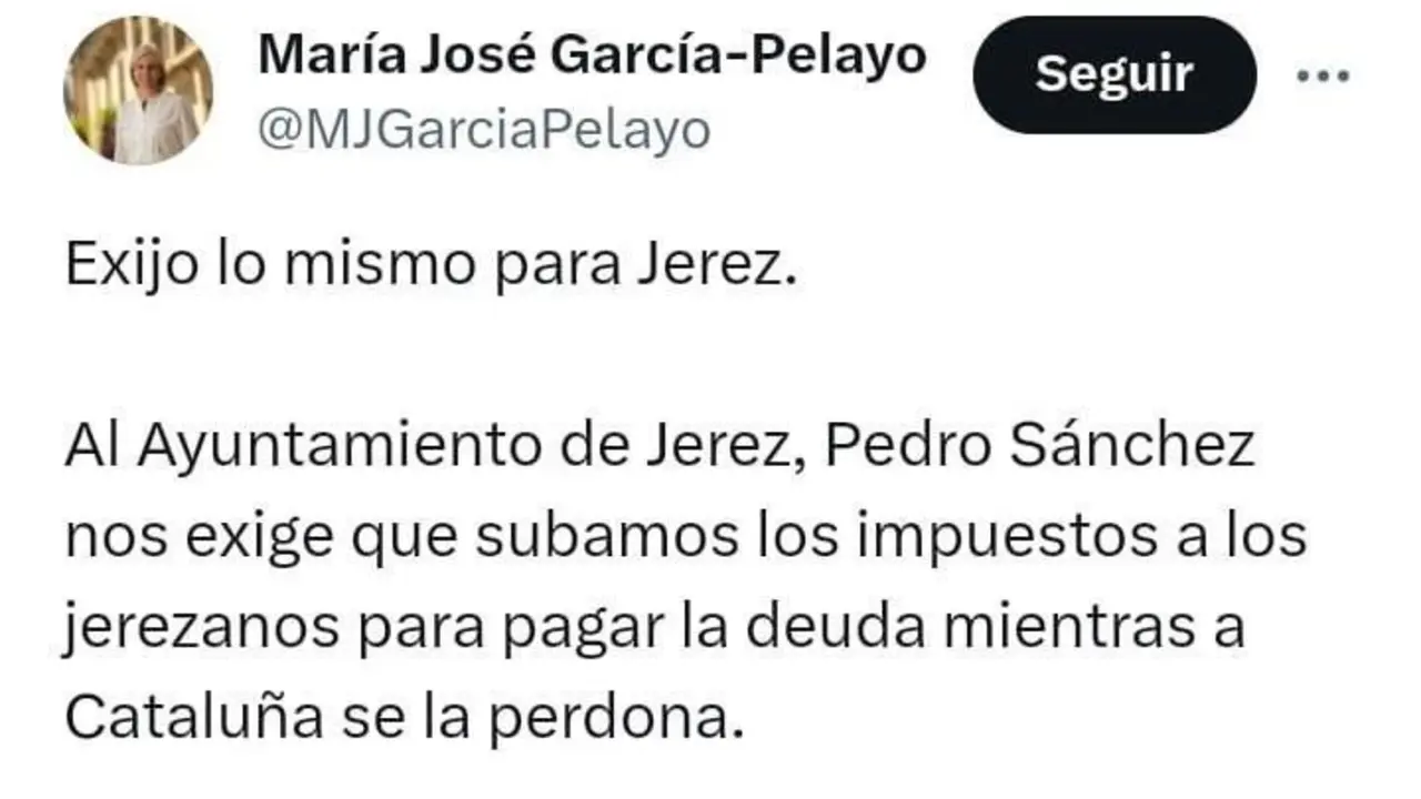 Captura de pantalla de la publicaci&oacute;n de Garc&iacute;a-Pelayo.  - Twitter