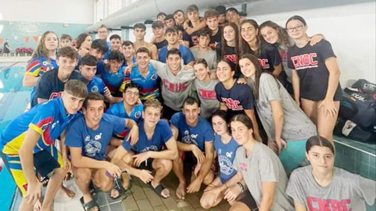 Los nadadores del CDN Sanl&uacute;car - CDNS