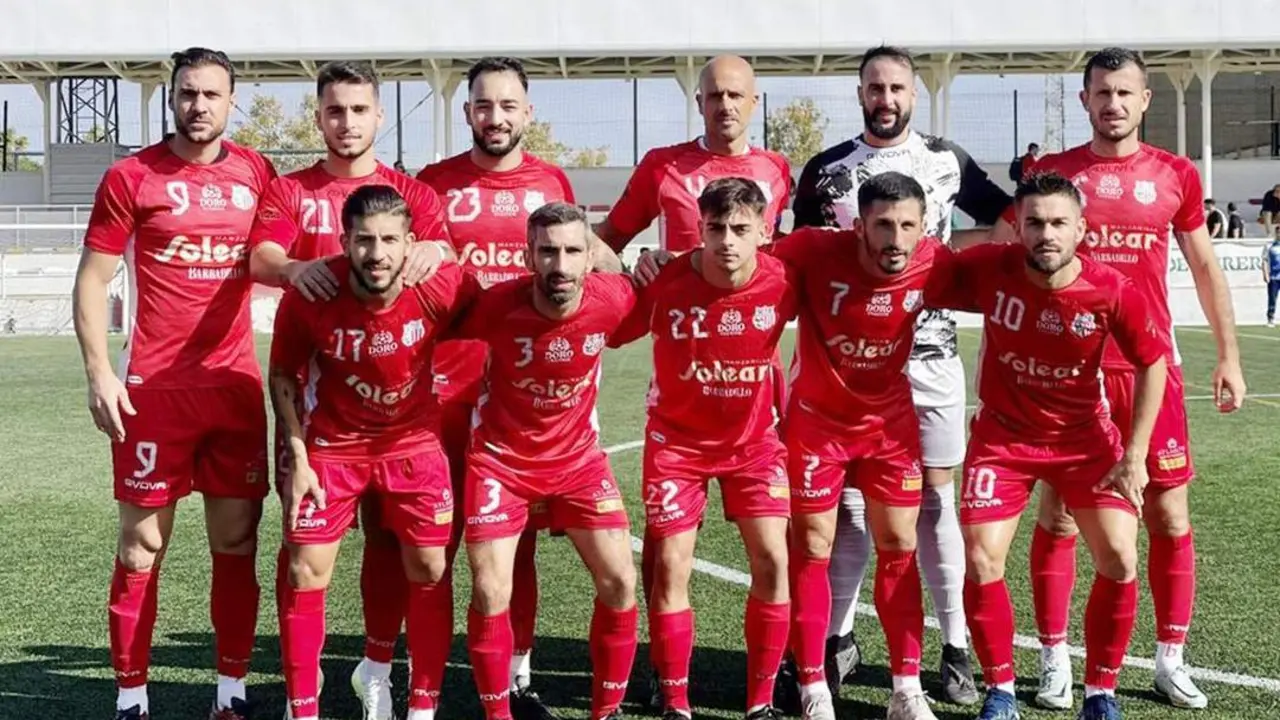 Once inicial que present&oacute; la UD Algaida en su visita al Utrera B - UDA