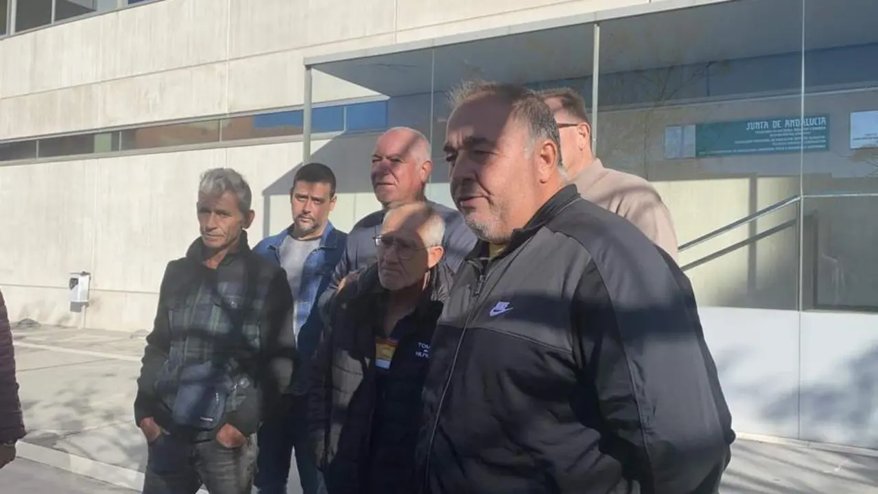 Concentraci&oacute;n Mariscadores de a pie en Huelva - A.Bermejo