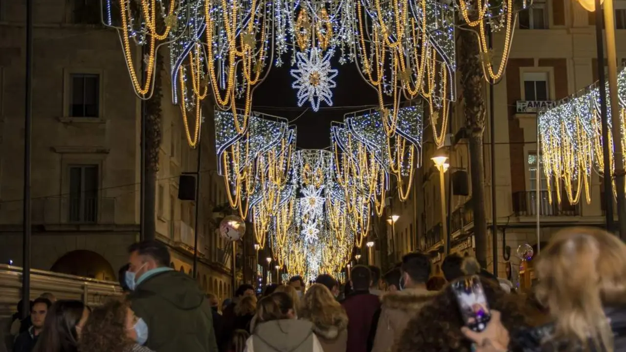 Alumbrado navide&ntilde;o en Huelva. - Ayuntamiento de Huelva
