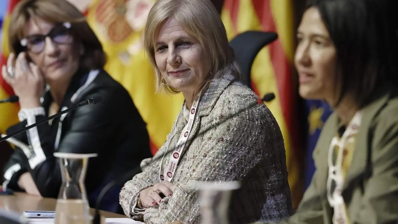 Mar&iacute;a Jos&eacute; Garc&iacute;a-Pelayo, este jueves en Barcelona.  - Efe