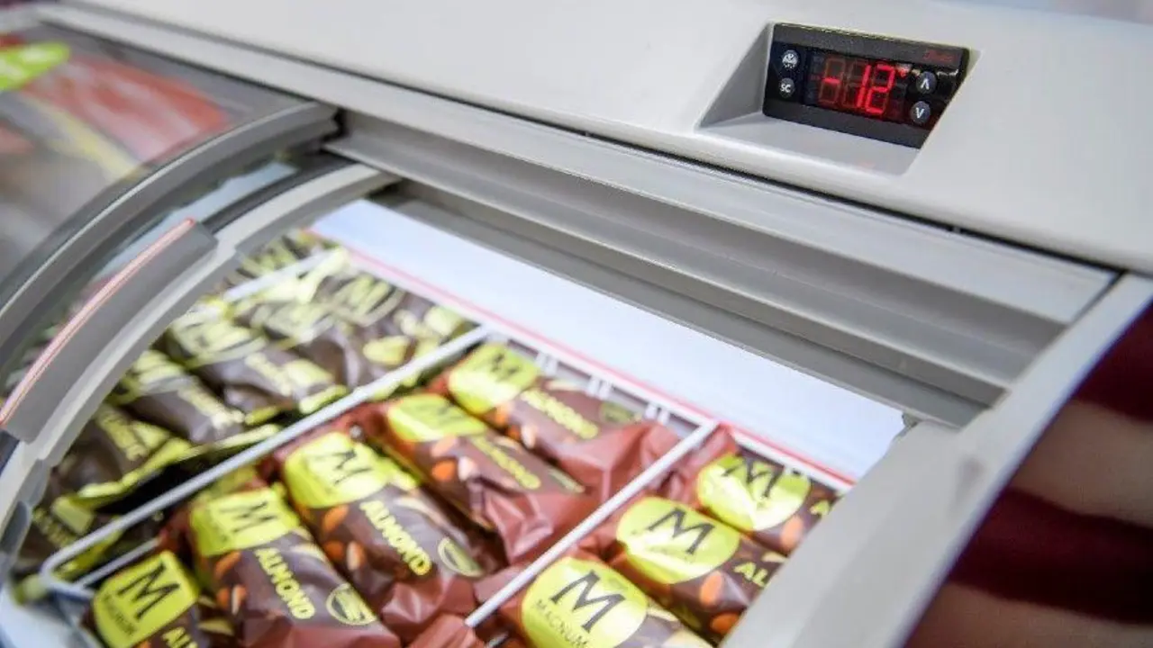Nevera de helados a -12&deg;C. - Unilever