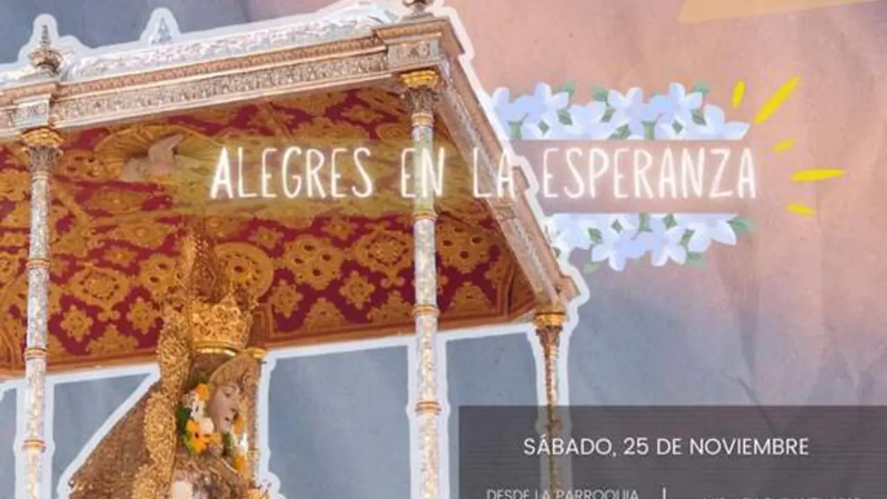 Cartel Peregrinaci&oacute;n J&oacute;venes Matriz Almonte - Matriz de Almonte