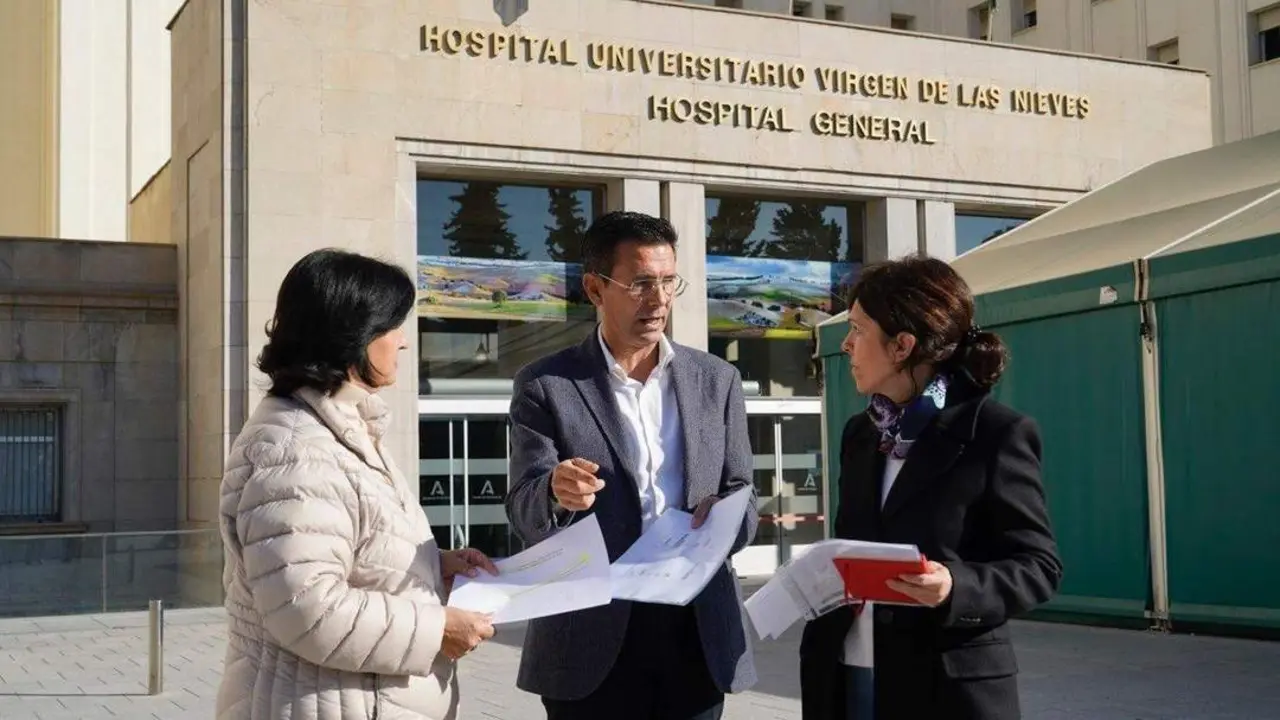 Francisca Santaella, Paco Cuenca y Mar&iacute;a &Aacute;ngeles Prieto - PSOE