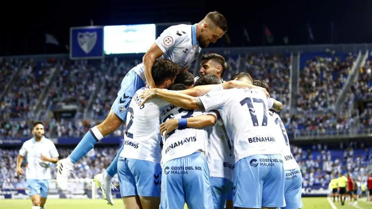De nuevo, celebraci&oacute;n en La Rosaleda. - M&aacute;laga CF
