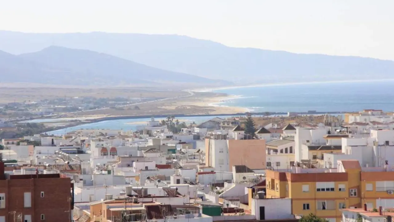 Vista a&eacute;rea de Barbate. - A.I.